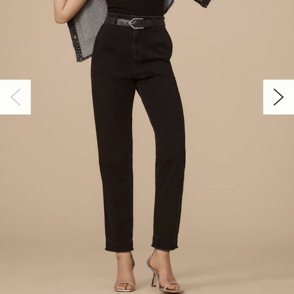 Anthropologie Bella Dahl Dakota Frayed Ankle Trouser Pants